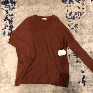 Altar'd State Sweater in Heather Brick Size L/XL